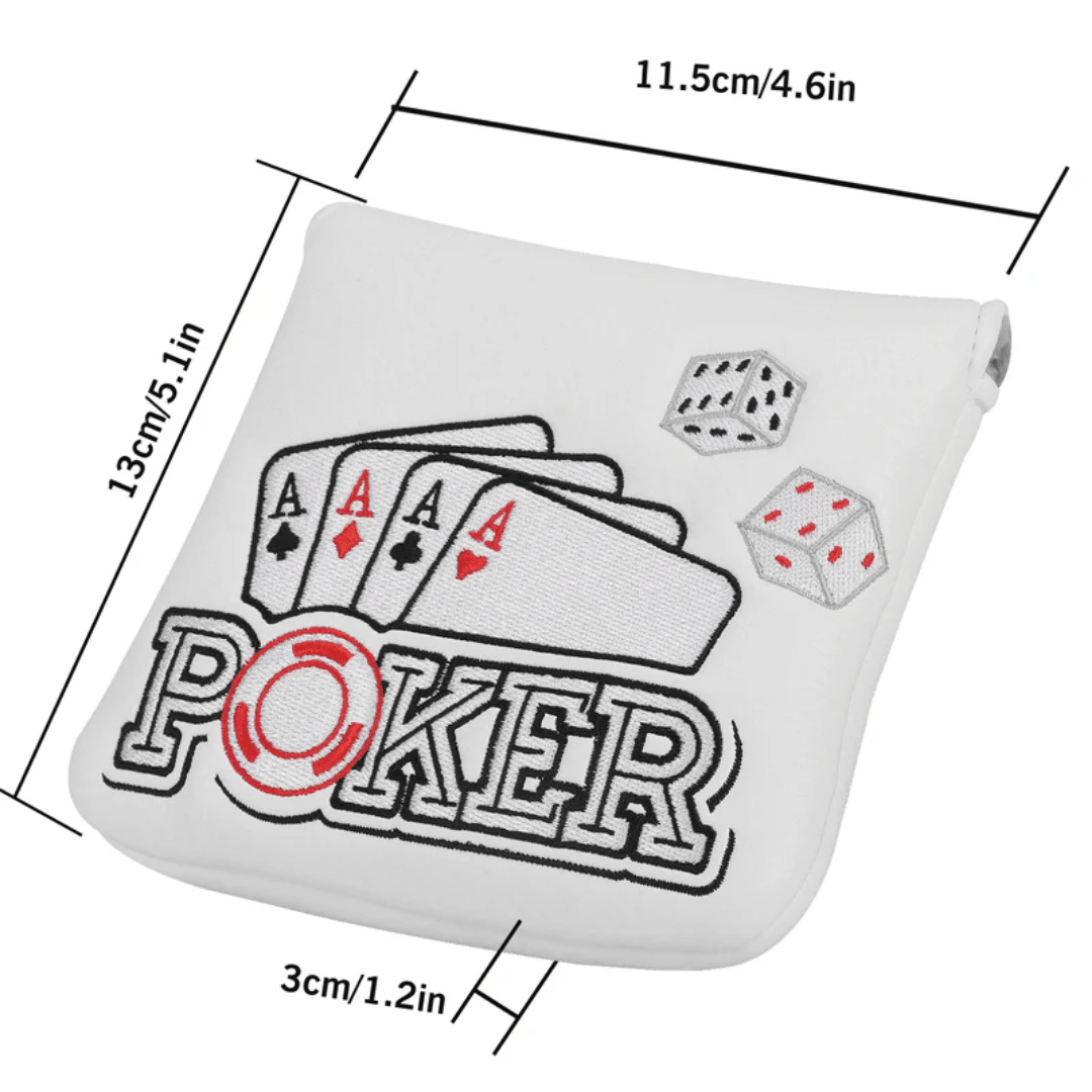 FOUR ACES POKER LARGE MALLET PUTTER HEADCOVER - Funky HeadcoversFOUR ACES POKER LARGE MALLET PUTTER HEADCOVERFunky HeadcoversFunky HeadcoversB6008649FOUR ACES POKER LARGE MALLET PUTTER HEADCOVER