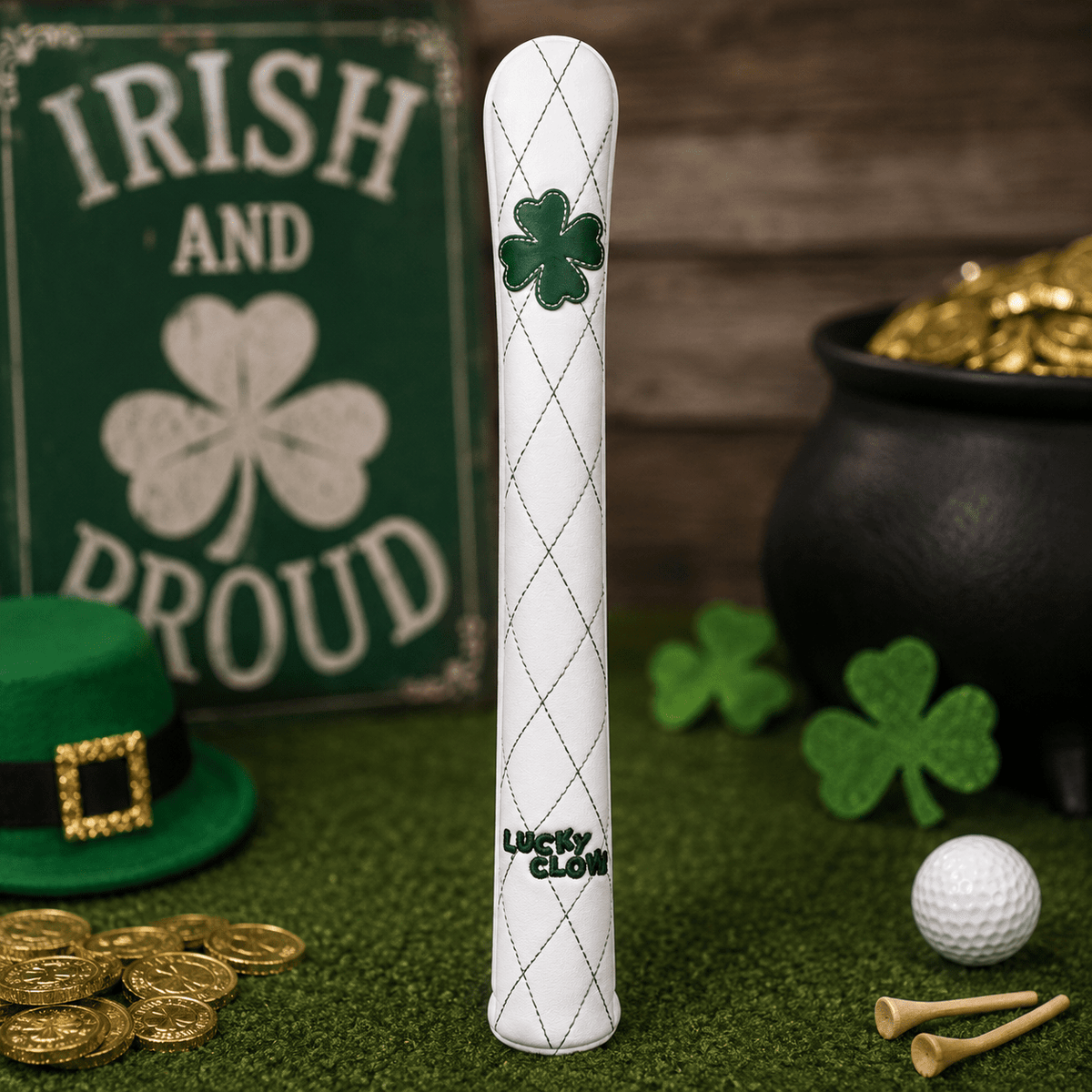 FOUR LEAF CLOVER ALIGNMENT STICK HOLDER - Funky HeadcoversFOUR LEAF CLOVER ALIGNMENT STICK HOLDERFunky HeadcoversFunky Headcovers8191322FOUR LEAF CLOVER ALIGNMENT STICK HOLDER