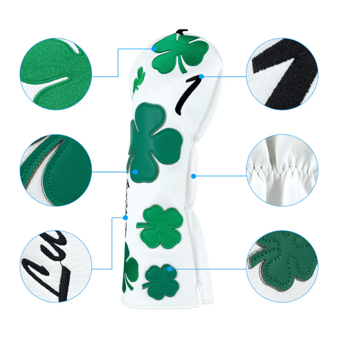 FOUR LEAF CLOVER GOLF DRIVER HEAD COVERS - Funky HeadcoversFOUR LEAF CLOVER GOLF DRIVER HEAD COVERSFunky HeadcoversFunky Headcovers6008711DRIVERFOUR LEAF CLOVER GOLF DRIVER HEAD COVERS