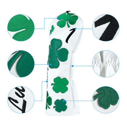 FOUR LEAF CLOVER GOLF DRIVER HEAD COVERS - Funky HeadcoversFOUR LEAF CLOVER GOLF DRIVER HEAD COVERSFunky HeadcoversFunky Headcovers6008711DRIVERFOUR LEAF CLOVER GOLF DRIVER HEAD COVERS