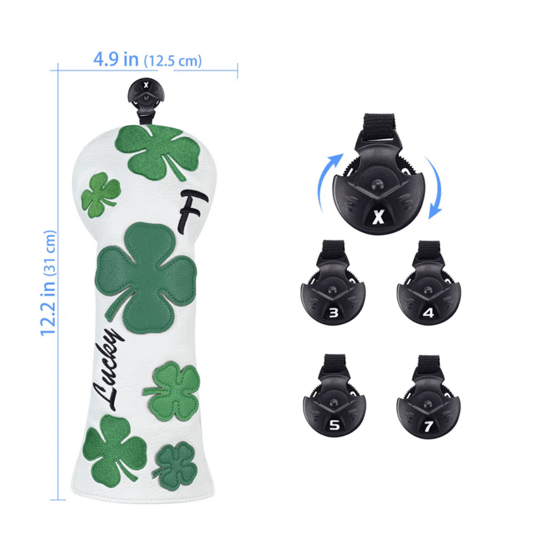 FOUR LEAF CLOVER GOLF DRIVER HEAD COVERS - Funky HeadcoversFOUR LEAF CLOVER GOLF DRIVER HEAD COVERSFunky HeadcoversFunky Headcovers6008711DRIVERFOUR LEAF CLOVER GOLF DRIVER HEAD COVERS