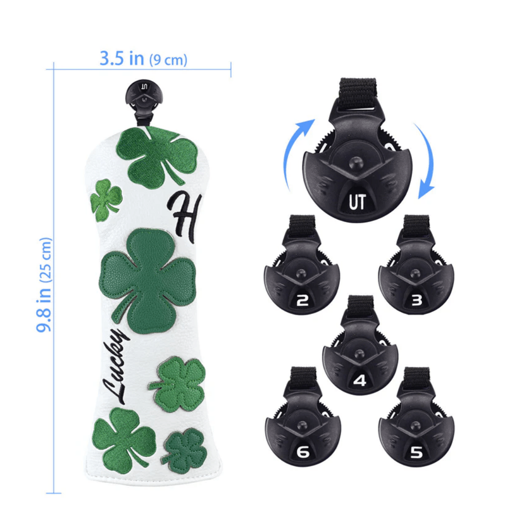 FOUR LEAF CLOVER GOLF DRIVER HEAD COVERS - Funky HeadcoversFOUR LEAF CLOVER GOLF DRIVER HEAD COVERSFunky HeadcoversFunky Headcovers6008711DRIVERFOUR LEAF CLOVER GOLF DRIVER HEAD COVERS