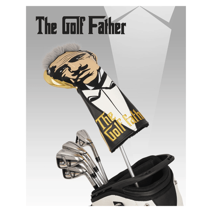 GOLDEN PU GODFATHER DRIVER HEAD COVER - Funky HeadcoversGOLDEN PU GODFATHER DRIVER HEAD COVERFunky HeadcoversFunky Headcovers6013284GOLDEN PU GODFATHER DRIVER HEAD COVER