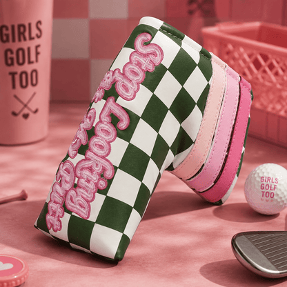 GREEN CHECKERED PRINTED AND PINK PATCH BLADE PUTTER HEAD COVER - Funky HeadcoversGREEN CHECKERED PRINTED AND PINK PATCH BLADE PUTTER HEAD COVERfunky-headcovers-store-build-klvj8Funky Headcovers6012549GREEN CHECKERED PRINTED AND PINK PATCH BLADE PUTTER HEAD COVER