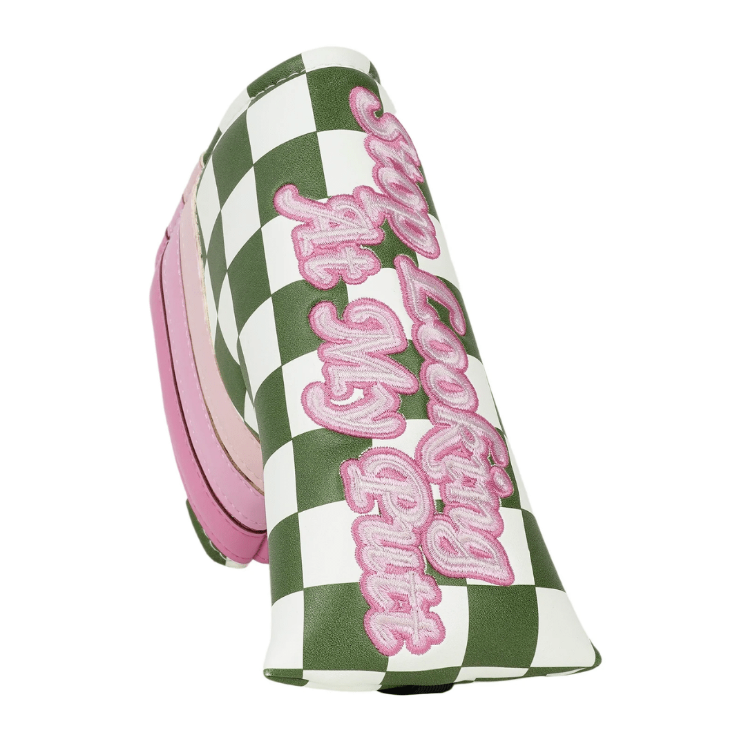 GREEN CHECKERED PRINTED AND PINK PATCH BLADE PUTTER HEAD COVER - Funky HeadcoversGREEN CHECKERED PRINTED AND PINK PATCH BLADE PUTTER HEAD COVERfunky-headcovers-store-build-klvj8Funky HeadcoversB6012549GREEN CHECKERED PRINTED AND PINK PATCH BLADE PUTTER HEAD COVER