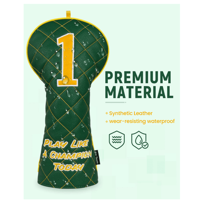 GREEN DIAMOND PATTERN EMBROIDERED DRIVER GOLF HEAD COVER - Funky HeadcoversGREEN DIAMOND PATTERN EMBROIDERED DRIVER GOLF HEAD COVERFunky HeadcoversFunky Headcovers6014140GREEN DIAMOND PATTERN EMBROIDERED DRIVER GOLF HEAD COVER