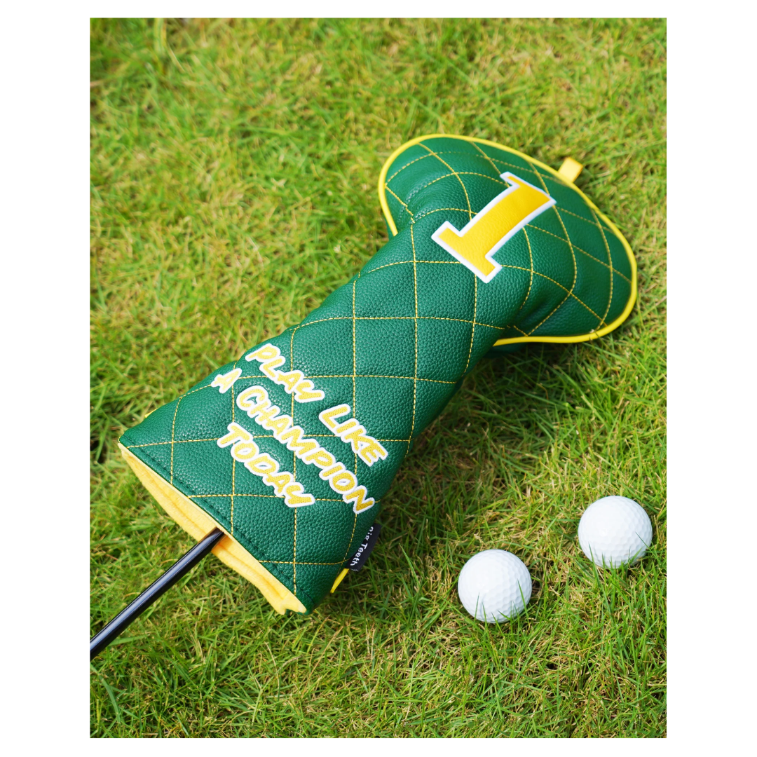 GREEN DIAMOND PATTERN EMBROIDERED DRIVER GOLF HEAD COVER - Funky HeadcoversGREEN DIAMOND PATTERN EMBROIDERED DRIVER GOLF HEAD COVERFunky HeadcoversFunky Headcovers6014140GREEN DIAMOND PATTERN EMBROIDERED DRIVER GOLF HEAD COVER