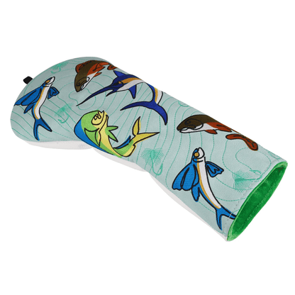 GREEN FISHING DRIVER HEAD COVER - Funky HeadcoversGREEN FISHING DRIVER HEAD COVERFunky HeadcoversFunky Headcovers6012419GREEN FISHING DRIVER HEAD COVER
