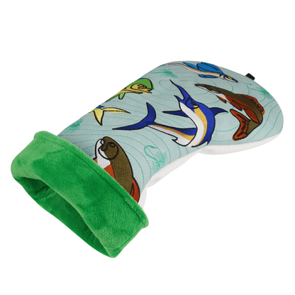 GREEN FISHING DRIVER HEAD COVER - Funky HeadcoversGREEN FISHING DRIVER HEAD COVERFunky HeadcoversFunky Headcovers6012419GREEN FISHING DRIVER HEAD COVER