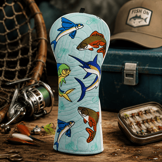 GREEN FISHING DRIVER HEAD COVER - Funky HeadcoversGREEN FISHING DRIVER HEAD COVERFunky HeadcoversFunky Headcovers6012419GREEN FISHING DRIVER HEAD COVER