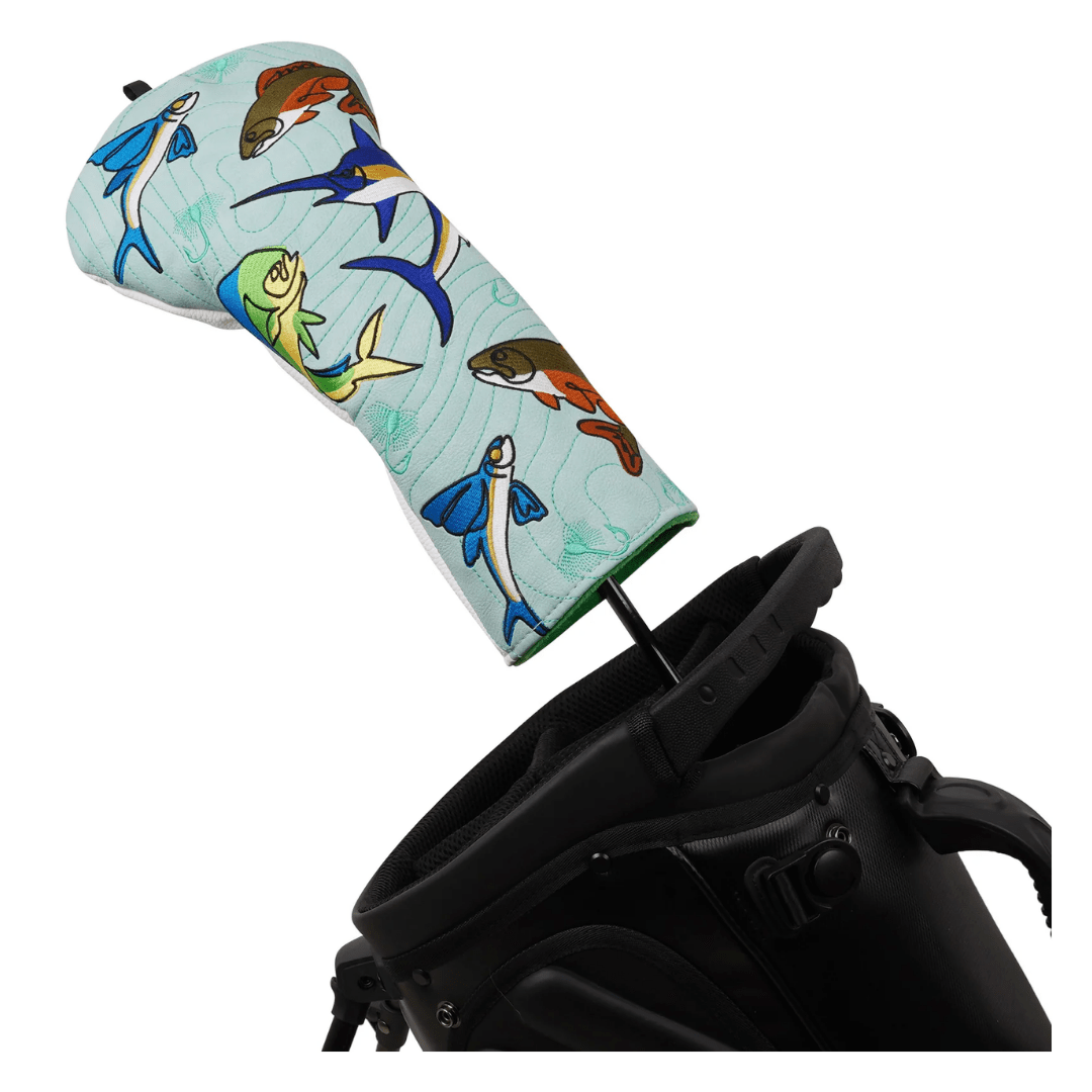 GREEN FISHING DRIVER HEAD COVER - Funky HeadcoversGREEN FISHING DRIVER HEAD COVERFunky HeadcoversFunky Headcovers6012419GREEN FISHING DRIVER HEAD COVER