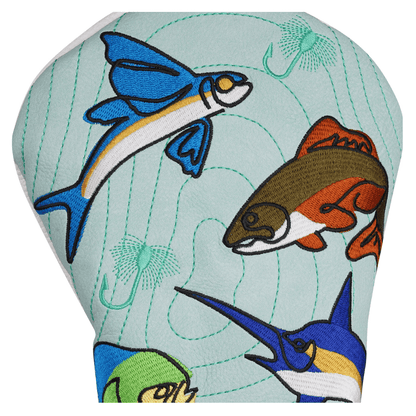GREEN FISHING DRIVER HEAD COVER - Funky HeadcoversGREEN FISHING DRIVER HEAD COVERFunky HeadcoversFunky Headcovers6012419GREEN FISHING DRIVER HEAD COVER