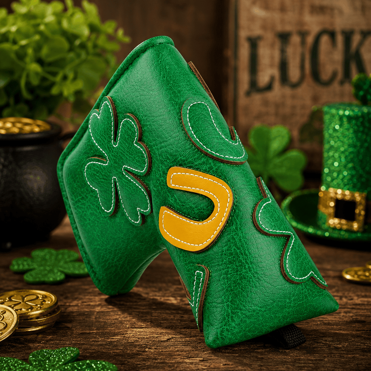 GREEN LUCK FOUR-LEAF CLOVER PUTTER GOLF HEADCOVER - Funky HeadcoversGREEN LUCK FOUR-LEAF CLOVER PUTTER GOLF HEADCOVERfunky-headcovers-store-build-klvj8Funky Headcovers6010370GREEN LUCK FOUR-LEAF CLOVER PUTTER GOLF HEADCOVER