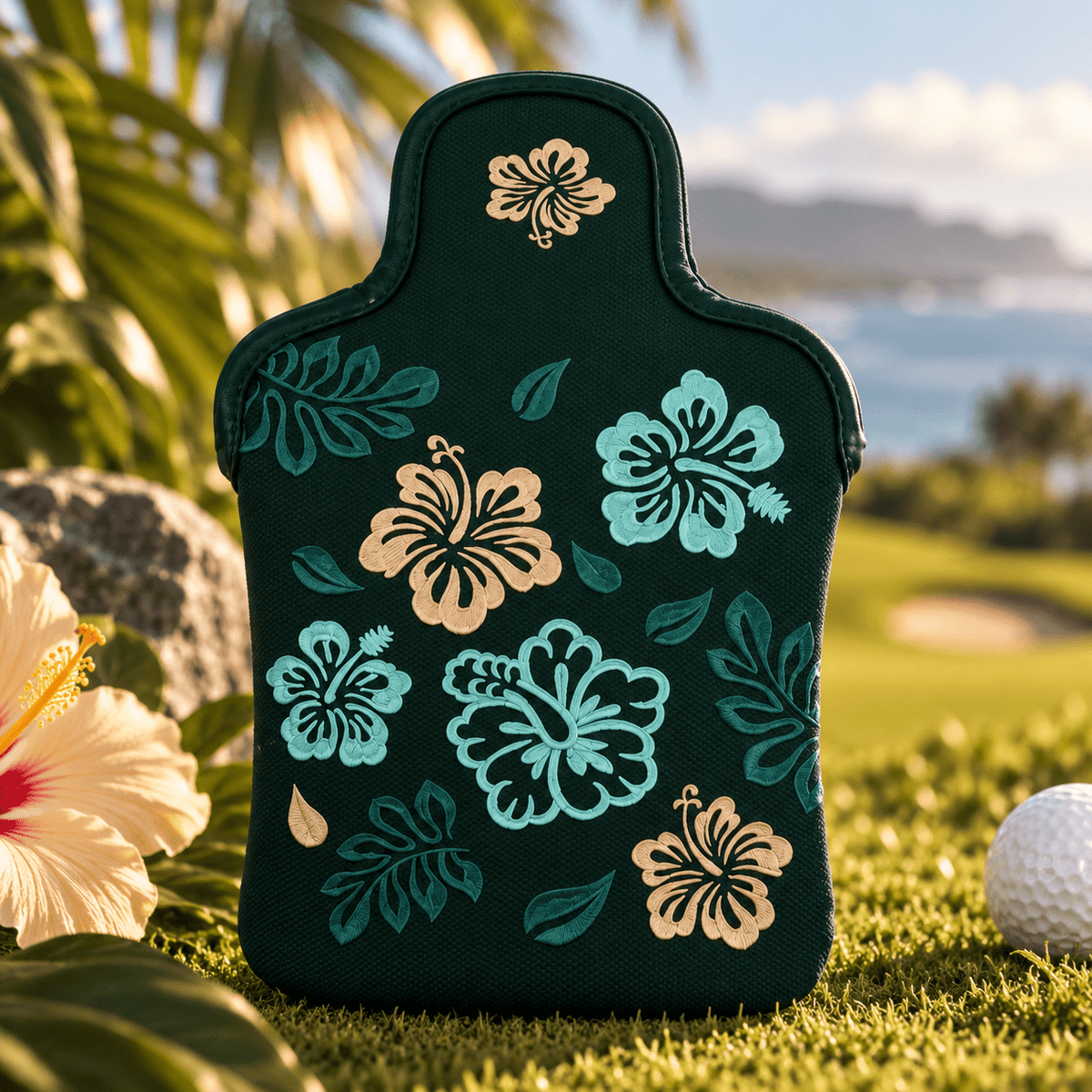 GREEN RHODODENDRON EMBROIDERY SQUARE PUTTER COVER - Funky HeadcoversGREEN RHODODENDRON EMBROIDERY SQUARE PUTTER COVERFunky HeadcoversFunky Headcovers6013320GREEN RHODODENDRON EMBROIDERY SQUARE PUTTER COVER