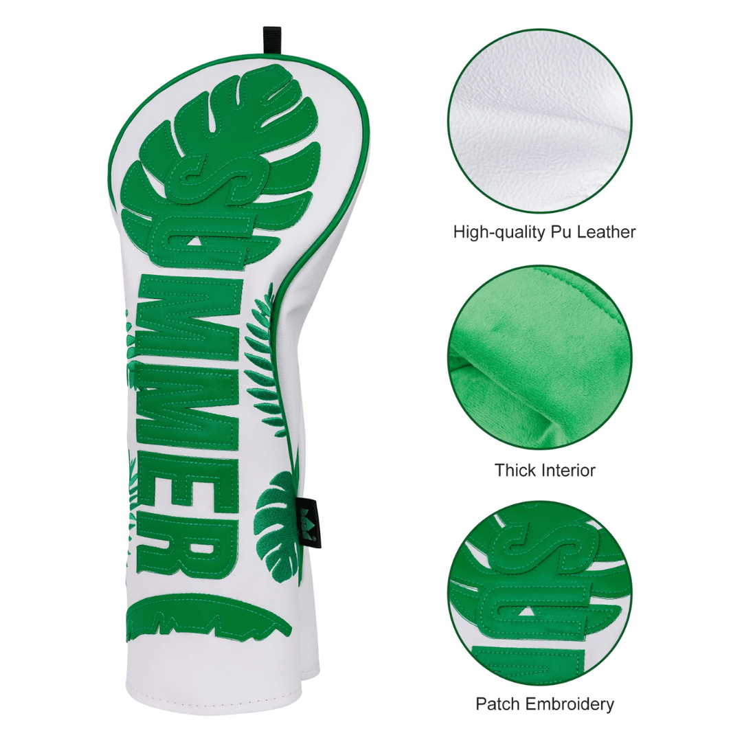 GREEN TURTLE BACK LEAF THREE-PIECE DRIVER GOLF HEADCOVER - Funky HeadcoversGREEN TURTLE BACK LEAF THREE-PIECE DRIVER GOLF HEADCOVERFunky HeadcoversFunky Headcovers6013133GREEN TURTLE BACK LEAF THREE-PIECE DRIVER GOLF HEADCOVER