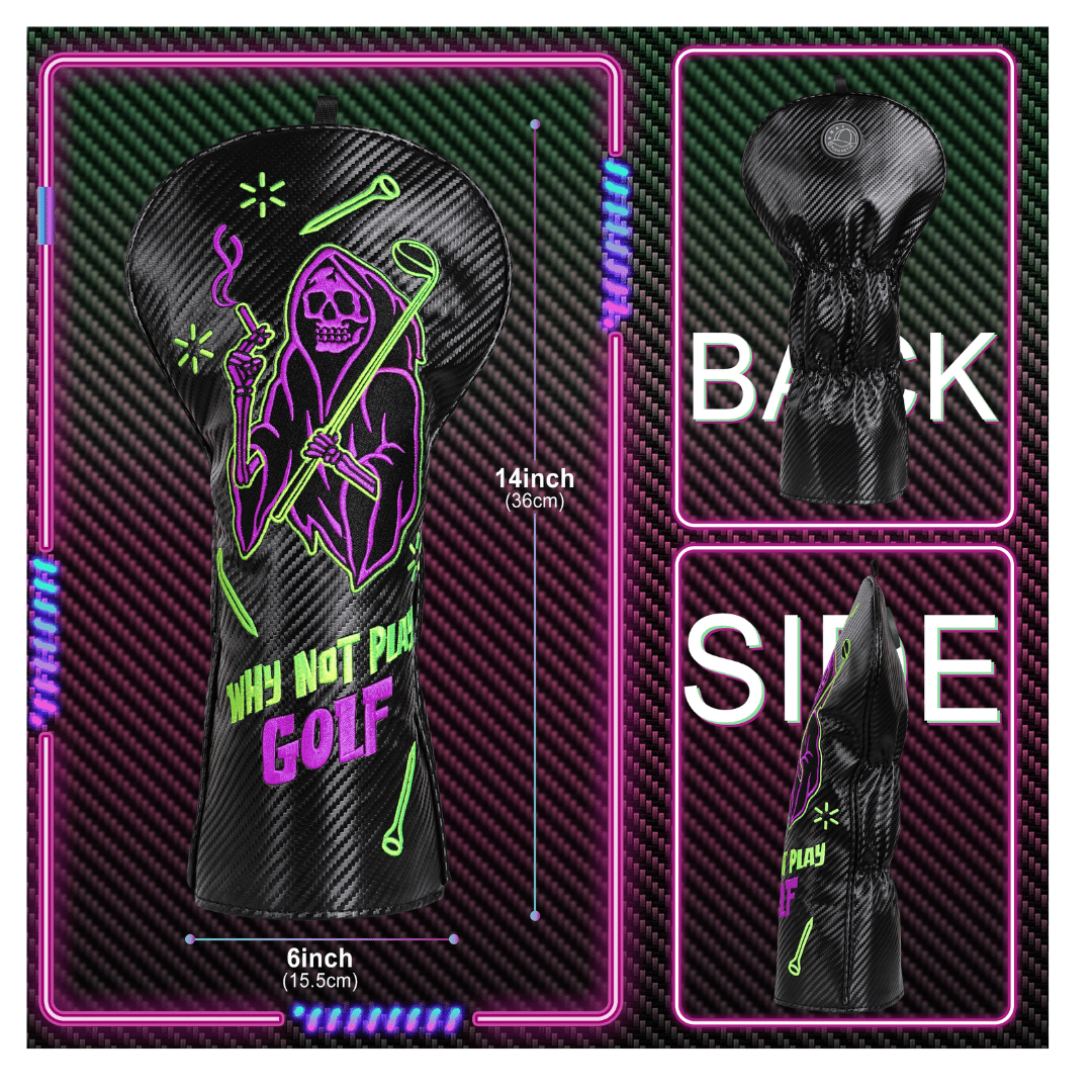 GRIM REAPER DRIVER HEAD COVER - Funky HeadcoversGRIM REAPER DRIVER HEAD COVERFunky HeadcoversFunky Headcovers6009994GRIM REAPER DRIVER HEAD COVER