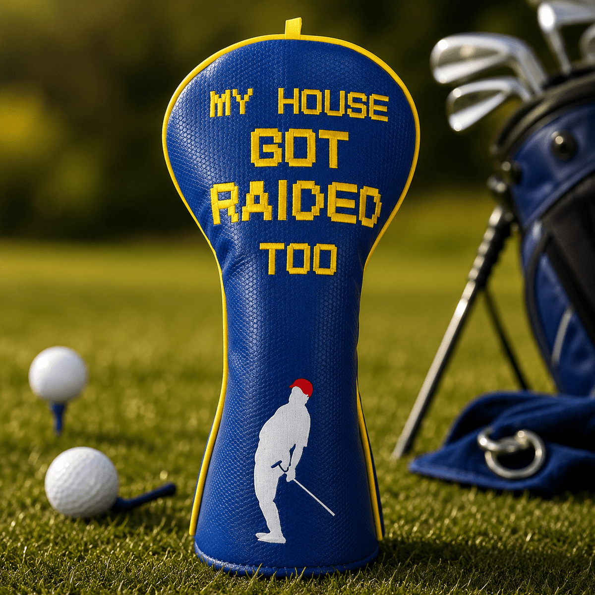 HOUSE RAIDED DRIVER HEAD COVER - Funky HeadcoversHOUSE RAIDED DRIVER HEAD COVERFunky HeadcoversFunky Headcovers6012822HOUSE RAIDED DRIVER HEAD COVER