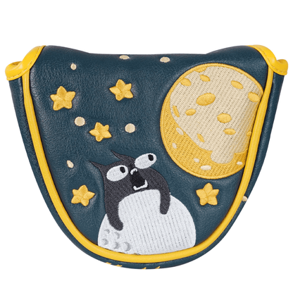 MOON MALLET PUTTER HEAD COVER - Funky HeadcoversMOON MALLET PUTTER HEAD COVERFunky HeadcoversFunky HeadcoversB6009961MOON MALLET PUTTER HEAD COVER