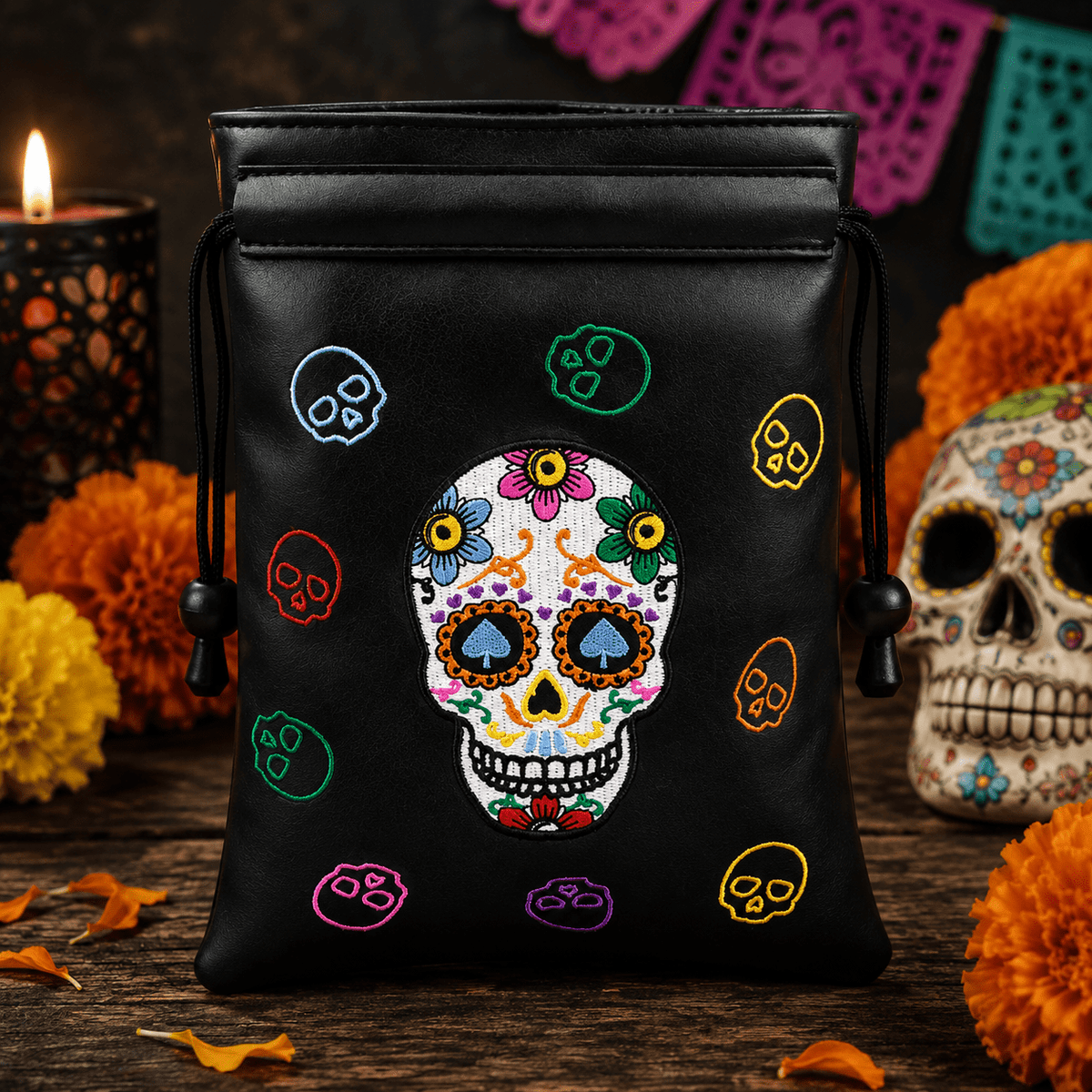 MULTICOLOURED SKULL ACCESSORIES BAG - Funky HeadcoversMULTICOLOURED SKULL ACCESSORIES BAGFunky HeadcoversFunky HeadcoversB6002627MULTICOLOURED SKULL ACCESSORIES BAG