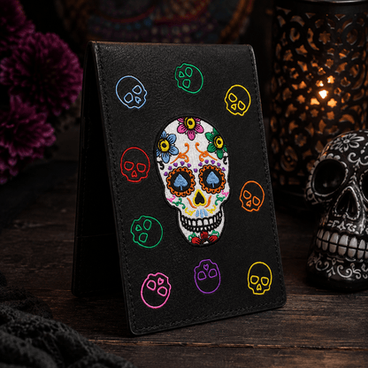 MULTICOLOURED SKULL SCORECARD HOLDER - Funky HeadcoversMULTICOLOURED SKULL SCORECARD HOLDERFunky HeadcoversFunky HeadcoversB6002648MULTICOLOURED SKULL SCORECARD HOLDER