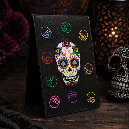 MULTICOLOURED SKULL SCORECARD HOLDER - Funky HeadcoversMULTICOLOURED SKULL SCORECARD HOLDERFunky HeadcoversFunky HeadcoversB6002648MULTICOLOURED SKULL SCORECARD HOLDER
