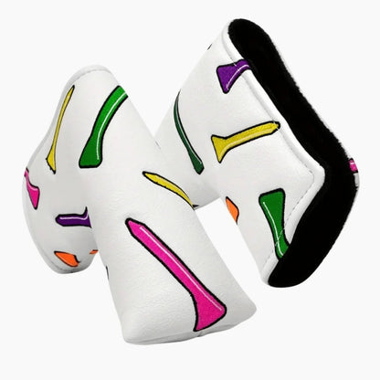 MULTICOLOURED TEES BLADE PUTTER COVER - Funky HeadcoversMULTICOLOURED TEES BLADE PUTTER COVERFunky HeadcoversFunky HeadcoversB6002194MULTICOLOURED TEES BLADE PUTTER COVER