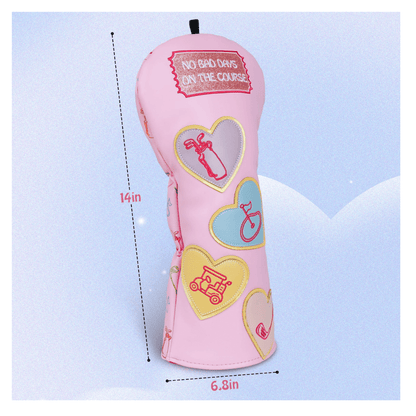 NO BAD DAYS ON THE COURSE PINK DRIVER GOLF HEAD COVER SET - Funky HeadcoversNO BAD DAYS ON THE COURSE PINK DRIVER GOLF HEAD COVER SETFunky HeadcoversFunky Headcovers6013306NO BAD DAYS ON THE COURSE PINK DRIVER GOLF HEAD COVER SET
