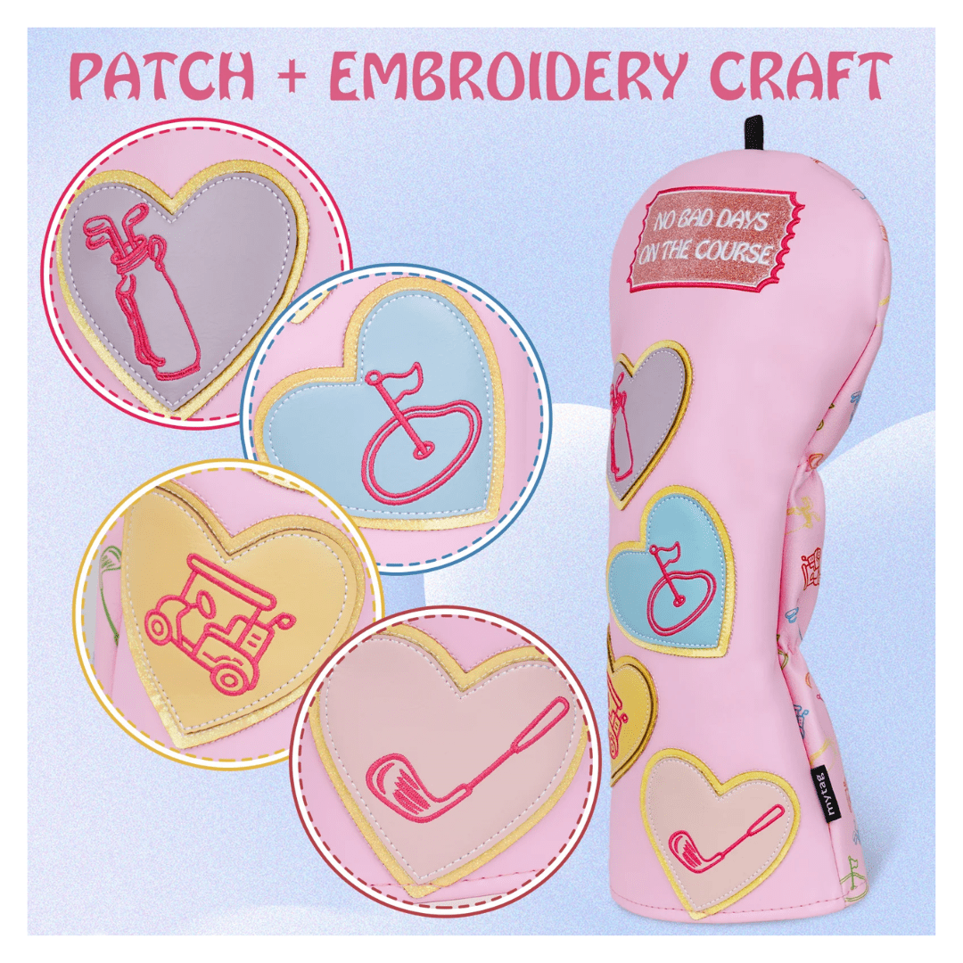 NO BAD DAYS ON THE COURSE PINK DRIVER GOLF HEAD COVER SET - Funky HeadcoversNO BAD DAYS ON THE COURSE PINK DRIVER GOLF HEAD COVER SETFunky HeadcoversFunky Headcovers6013306NO BAD DAYS ON THE COURSE PINK DRIVER GOLF HEAD COVER SET