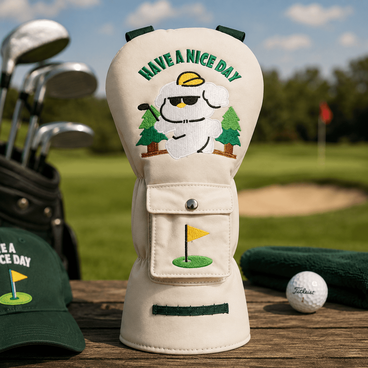 NYLON DRIVER WITH POCKET HEAD COVER - Funky HeadcoversNYLON DRIVER WITH POCKET HEAD COVERFunky HeadcoversFunky Headcovers8300432NYLON DRIVER WITH POCKET HEAD COVER