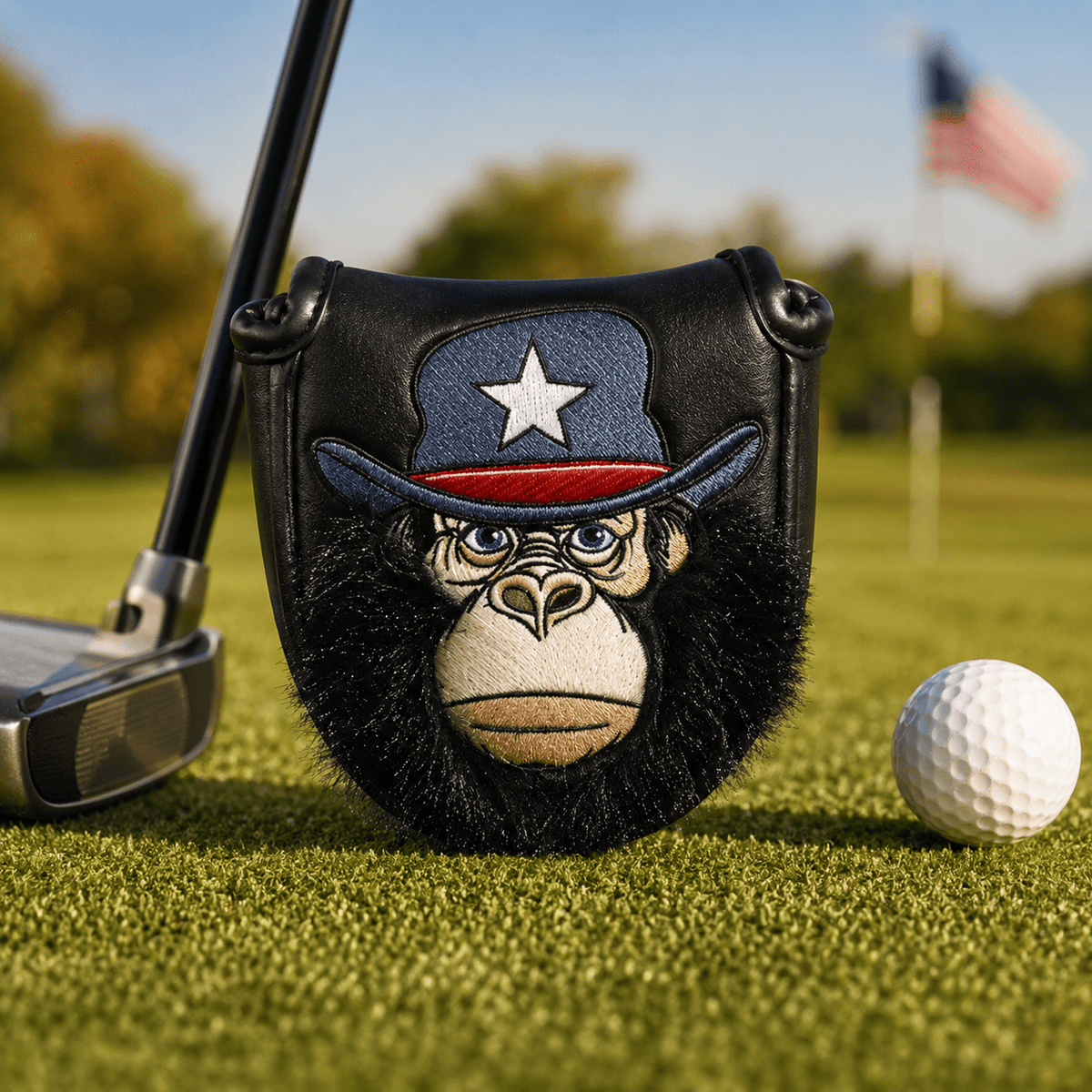 ORANGUTAN EMBROIDERY PUTTER GOLF HEADCOVER - Funky HeadcoversORANGUTAN EMBROIDERY PUTTER GOLF HEADCOVERfunky-headcovers-store-build-klvj8Funky Headcovers6013343ORANGUTAN EMBROIDERY PUTTER GOLF HEADCOVER