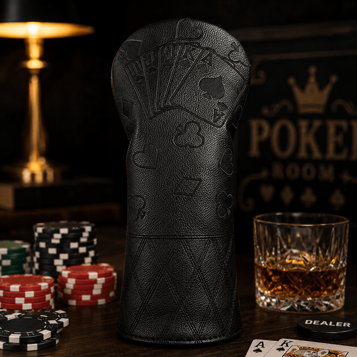 PLAYING CARDS BLACK HEADCOVERS - Funky HeadcoversPLAYING CARDS BLACK HEADCOVERSHeadcoverFunky HeadcoversFunky HeadcoversPLAYING CARDS BLACK HEADCOVERS