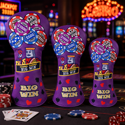 PURPLE CHIPS BIGWIN EMBROIDERY GOLF HEADCOVER - Funky HeadcoversPURPLE CHIPS BIGWIN EMBROIDERY GOLF HEADCOVERFunky HeadcoversFunky Headcovers6011247DRIVERPURPLE CHIPS BIGWIN EMBROIDERY GOLF HEADCOVER