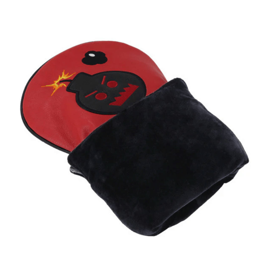 RED BLACK LEATHER ANGRY BOMBS GOLF HEADCOVERS - Funky HeadcoversRED BLACK LEATHER ANGRY BOMBS GOLF HEADCOVERSFunky HeadcoversFunky Headcovers6004300DRIVERRED BLACK LEATHER ANGRY BOMBS GOLF HEADCOVERS