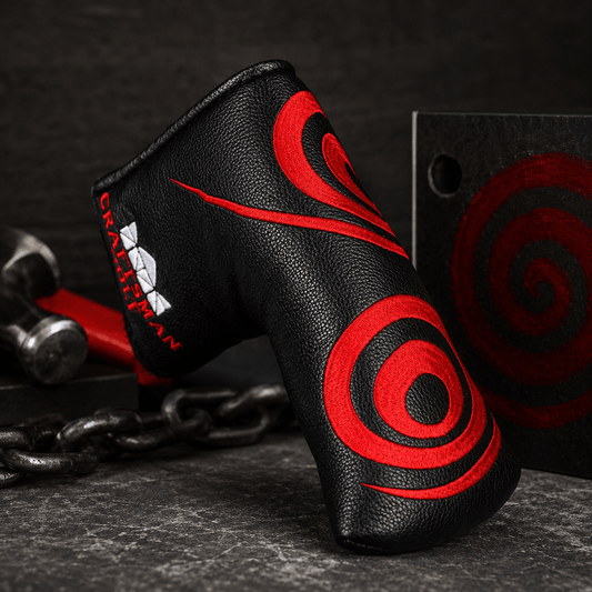 RED CIRCLE SWIRL BLADE PUTTER HEADCOVER - Funky HeadcoversRED CIRCLE SWIRL BLADE PUTTER HEADCOVERFunky HeadcoversFunky Headcovers6001180RED CIRCLE SWIRL BLADE PUTTER HEADCOVER