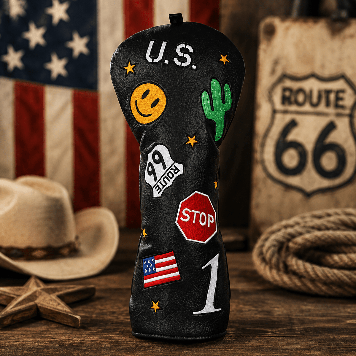 ROAD 66 DRIVER HEAD COVER - Funky HeadcoversROAD 66 DRIVER HEAD COVERFunky HeadcoversFunky Headcovers8300316ROAD 66 DRIVER HEAD COVER
