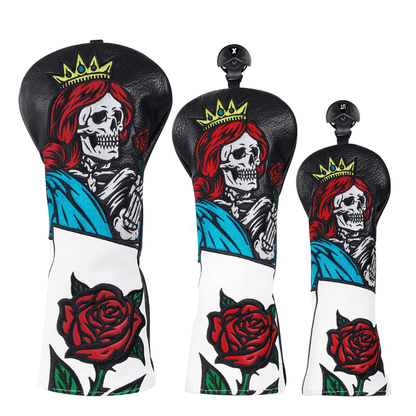 ROSE SKULL DRIVER HEAD COVER - Funky HeadcoversROSE SKULL DRIVER HEAD COVERFunky HeadcoversFunky Headcovers6010203DRIVERROSE SKULL DRIVER HEAD COVER