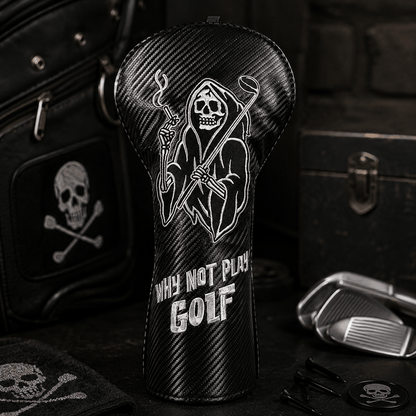 SILVER REAPER GOLF DRIVER HEAD COVER - Funky HeadcoversSILVER REAPER GOLF DRIVER HEAD COVERFunky HeadcoversFunky Headcovers6009993SILVER REAPER GOLF DRIVER HEAD COVER