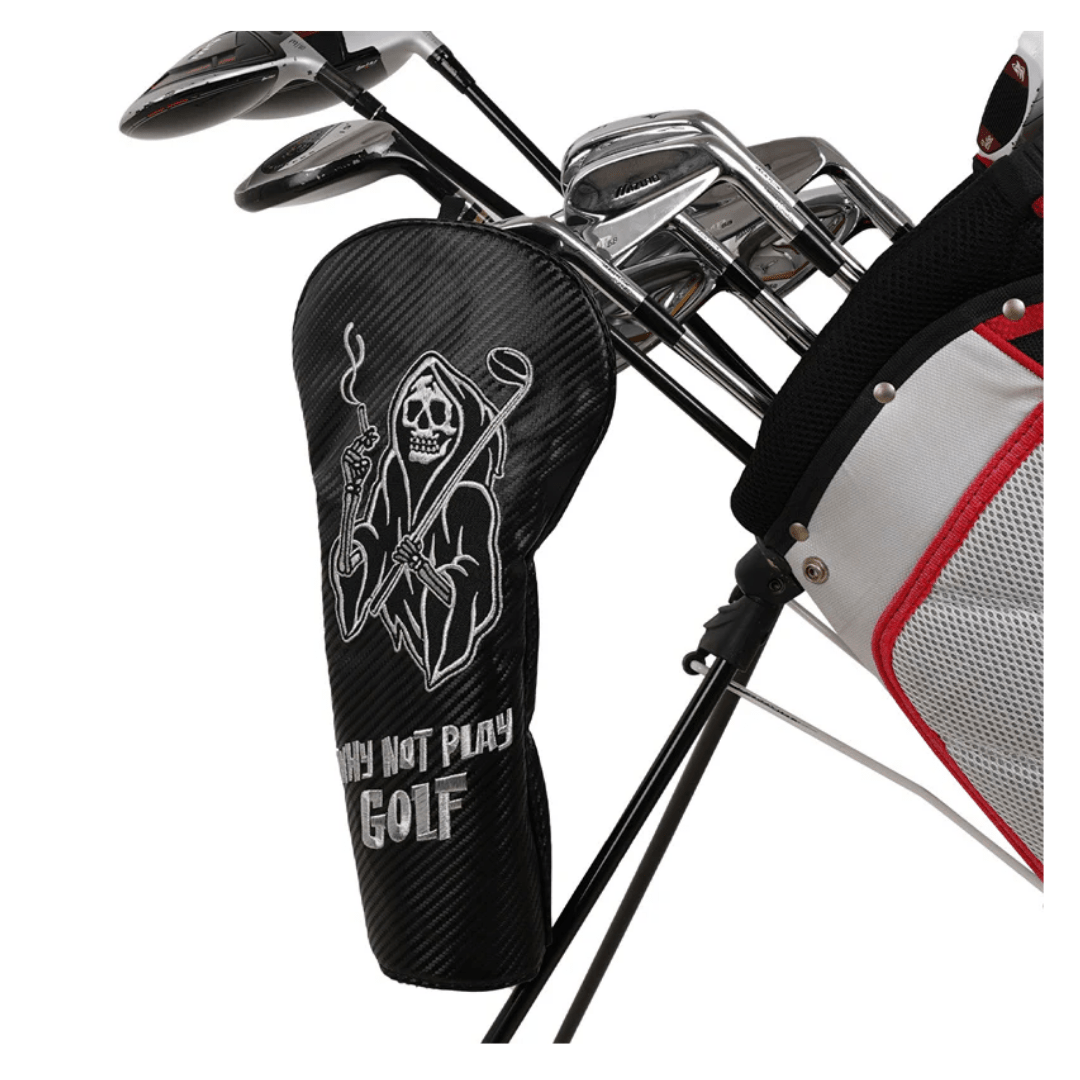 SILVER REAPER GOLF DRIVER HEAD COVER - Funky HeadcoversSILVER REAPER GOLF DRIVER HEAD COVERFunky HeadcoversFunky Headcovers6009993SILVER REAPER GOLF DRIVER HEAD COVER