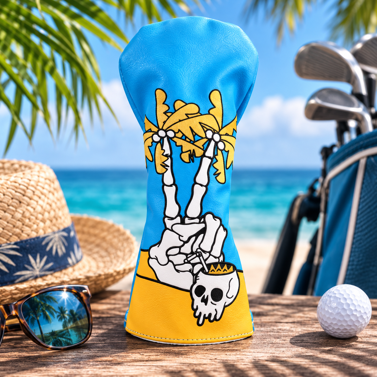 SKULL DRIVER HEAD COVER - Funky HeadcoversSKULL DRIVER HEAD COVERFunky HeadcoversFunky Headcovers8300063SKULL DRIVER HEAD COVER