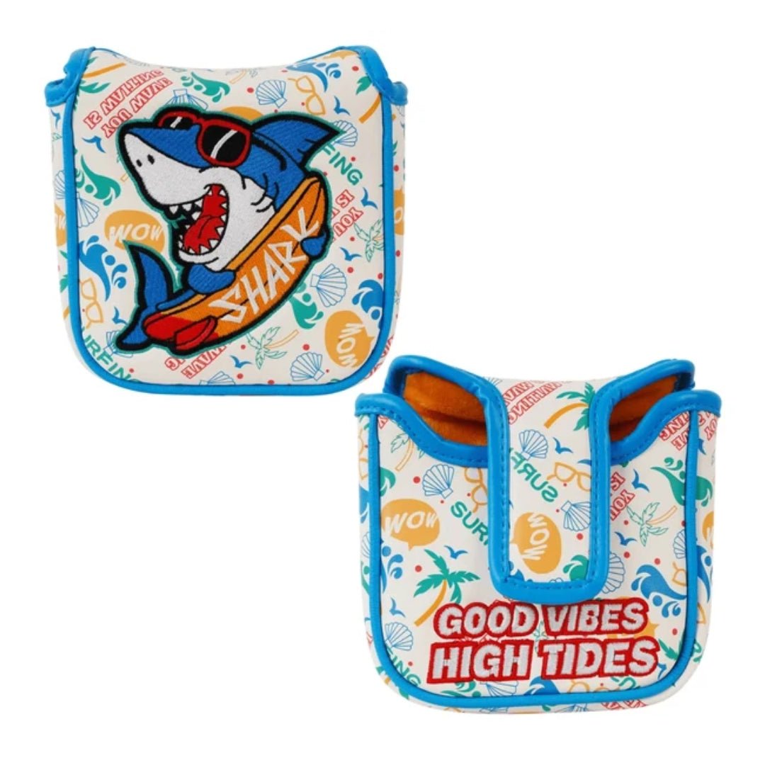 SUNGLASSES SHARK PRINT MALLET PUTTER HEADCOVER - Funky HeadcoversSUNGLASSES SHARK PRINT MALLET PUTTER HEADCOVERFunky HeadcoversFunky Headcovers6011271SUNGLASSES SHARK PRINT MALLET PUTTER HEADCOVER