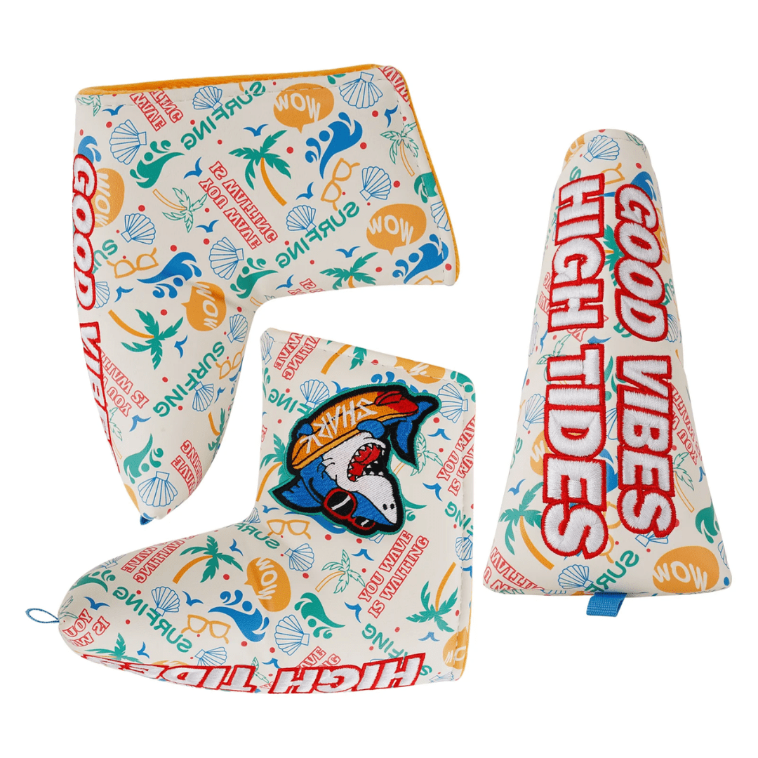 SUNGLASSES SHARK PRINT PUTTER GOLF HEAD COVER - Funky HeadcoversSUNGLASSES SHARK PRINT PUTTER GOLF HEAD COVERFunky HeadcoversFunky HeadcoversB6011272SUNGLASSES SHARK PRINT PUTTER GOLF HEAD COVER