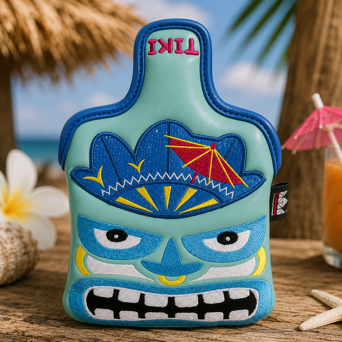 TIKI SQUARE PUTTER GOLF HEADCOVER - Funky HeadcoversTIKI SQUARE PUTTER GOLF HEADCOVERFunky HeadcoversFunky Headcovers6013242TIKI SQUARE PUTTER GOLF HEADCOVER
