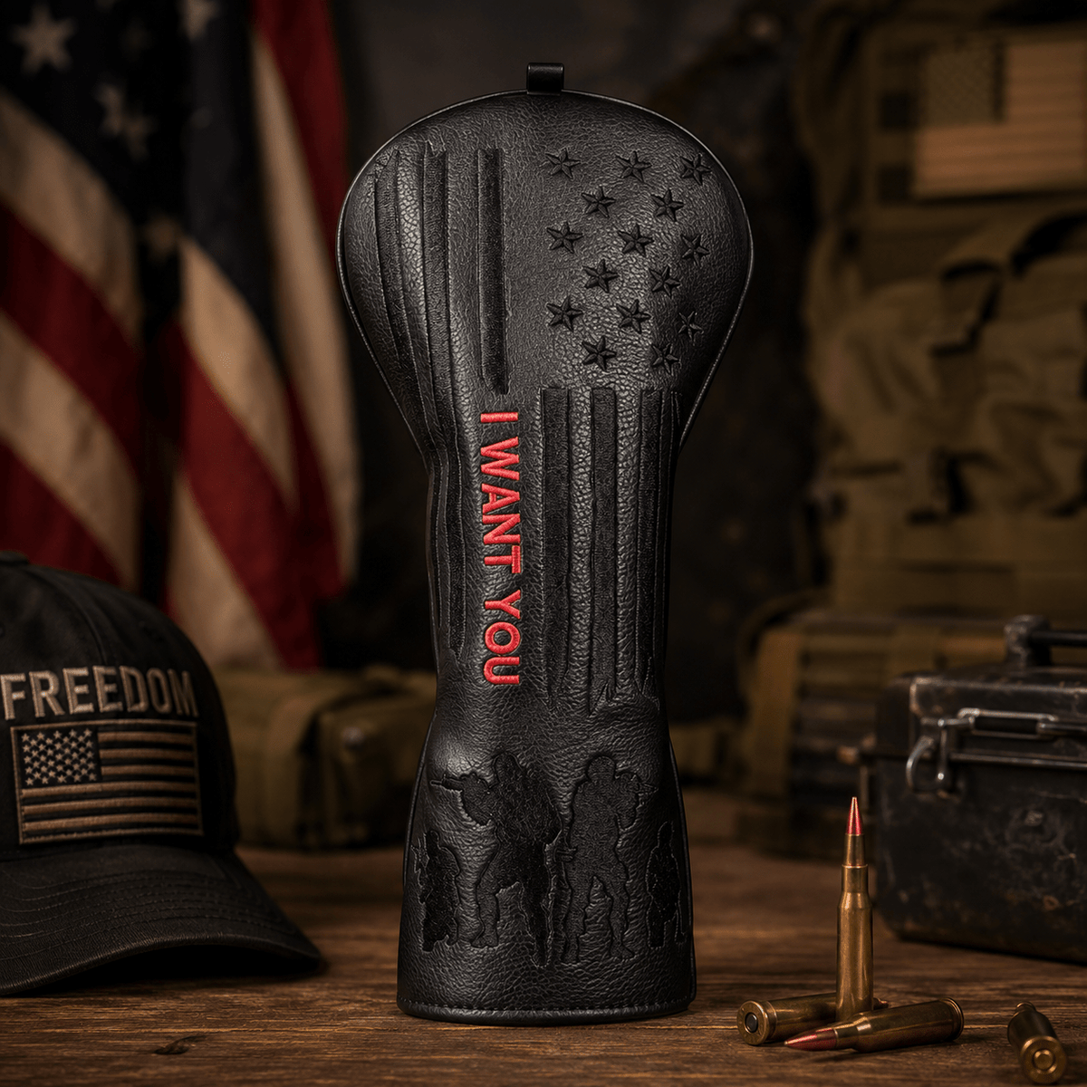 US ARMY WOOD PUTTER HEADCOVER - Funky HeadcoversUS ARMY WOOD PUTTER HEADCOVERFunky HeadcoversFunky Headcovers6010121DRIVERUS ARMY WOOD PUTTER HEADCOVER
