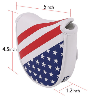 USA FLAG STARS&STRIPES MALLET PUTTER COVER (DUAL MAGNET) - Funky HeadcoversUSA FLAG STARS&STRIPES MALLET PUTTER COVER (DUAL MAGNET)Funky HeadcoversFunky HeadcoversB6004369USA FLAG STARS&STRIPES MALLET PUTTER COVER (DUAL MAGNET)