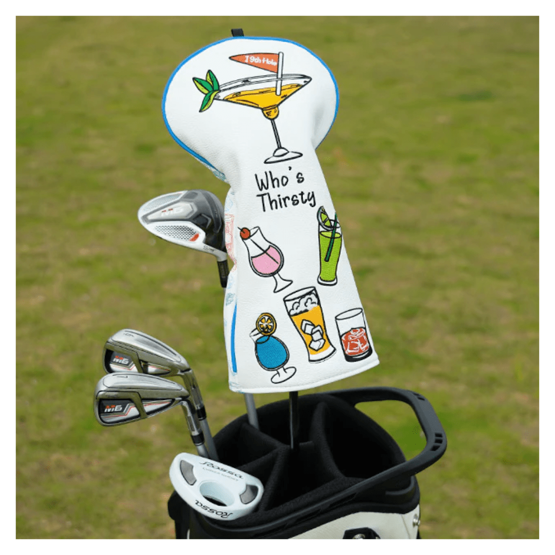 WHITE 19 HOLE DRIVER GOLF HEAD COVER - Funky HeadcoversWHITE 19 HOLE DRIVER GOLF HEAD COVERFunky HeadcoversFunky Headcovers6012728WHITE 19 HOLE DRIVER GOLF HEAD COVER