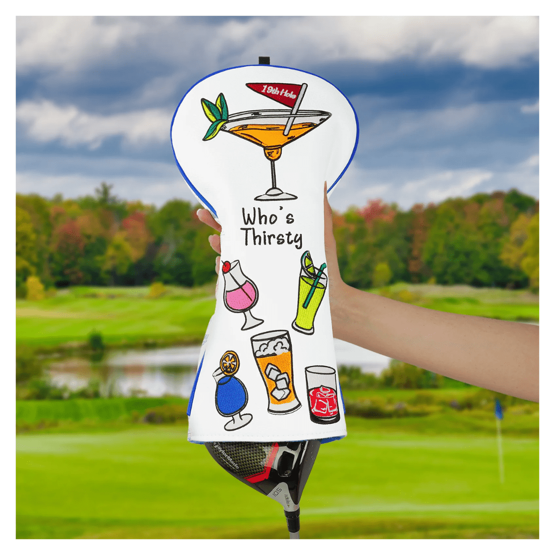 WHITE 19 HOLE DRIVER GOLF HEAD COVER - Funky HeadcoversWHITE 19 HOLE DRIVER GOLF HEAD COVERFunky HeadcoversFunky Headcovers6012728WHITE 19 HOLE DRIVER GOLF HEAD COVER
