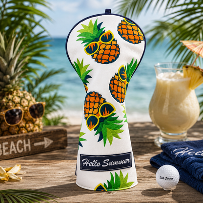 WHITE EYEGLASS & PINEAPPLE DRIVER HEAD COVER - Funky HeadcoversWHITE EYEGLASS & PINEAPPLE DRIVER HEAD COVERFunky HeadcoversFunky Headcovers6011460WHITE EYEGLASS & PINEAPPLE DRIVER HEAD COVER