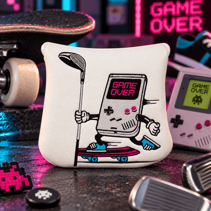 WHITE GAME MACHINE SKATEBOARD GOLF PUTTER COVERS - Funky HeadcoversWHITE GAME MACHINE SKATEBOARD GOLF PUTTER COVERSFunky HeadcoversFunky Headcovers8300130WHITE GAME MACHINE SKATEBOARD GOLF PUTTER COVERS