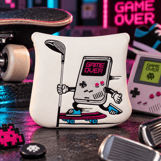 WHITE GAME MACHINE SKATEBOARD GOLF PUTTER COVERS - Funky HeadcoversWHITE GAME MACHINE SKATEBOARD GOLF PUTTER COVERSFunky HeadcoversFunky Headcovers8300130WHITE GAME MACHINE SKATEBOARD GOLF PUTTER COVERS