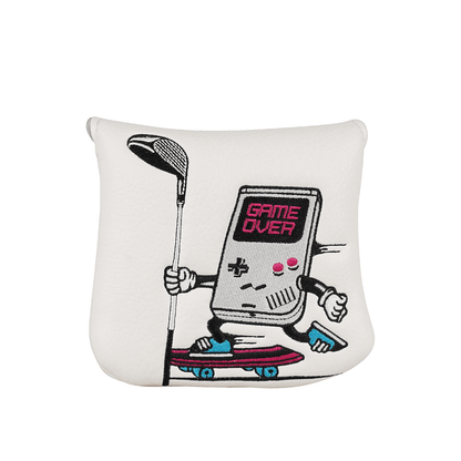 WHITE GAME MACHINE SKATEBOARD GOLF PUTTER COVERS - Funky HeadcoversWHITE GAME MACHINE SKATEBOARD GOLF PUTTER COVERSFunky HeadcoversFunky HeadcoversB8300130WHITE GAME MACHINE SKATEBOARD GOLF PUTTER COVERS